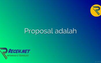 Proposal adalah