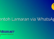 Contoh Lamaran via WhatsApp Contoh Lamaran via WhatsApp